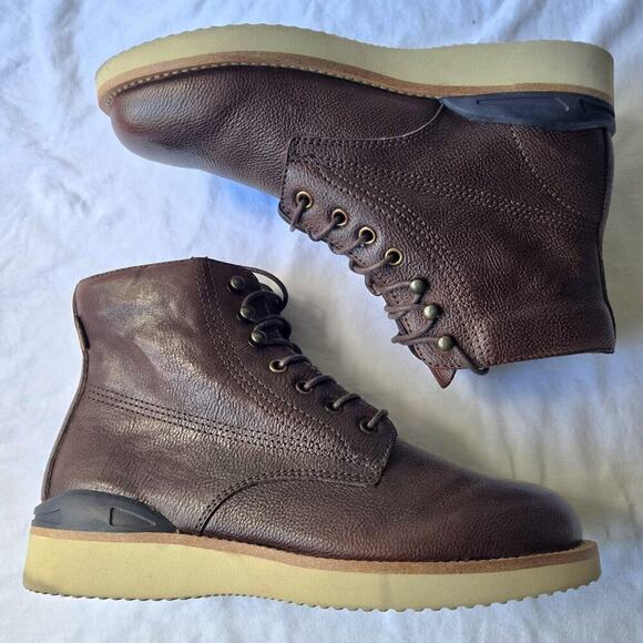 Taft 365 M004 Men's Lace Up Leather Ankle Boots Chili Brown Size 8 - Picture 4 of 8